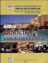 Giáo trình quản trị kinh doanh khách sạn 