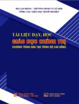 Giáo dục chính trị  : Chương trình đào tạo trình độ cao đẳng 