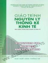 Giáo trình nguyên lý thống kê kinh tế  : Ứng dụng trong kinh doanh và kinh tế 