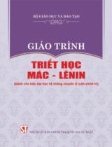 Giáo trình triết học Mác - Lênin  : Dành cho bậc đại học hệ thống không chuyên lý luận chính trị 