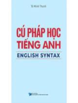 Cú pháp học tiếng anh  : English syntax 