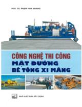 Công nghệ thi công mặt đường bê tông xi măng 