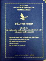 Hệ thống điều khiển khắc laser bằng PLC -  Lập trình điều khiển giám sát 