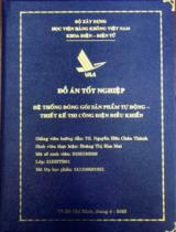 Hệ thống đóng gói sản phẩm tự động - Thiết kế thi công điện điều khiển 