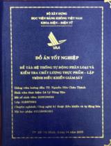 Hệ thống tự động phân loại và kiểm tra chất lượng thực phẩm - Lập trình điều khiển giám sát 