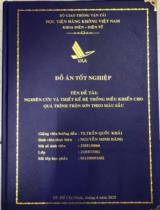 Nghiên cứu và thiết kế hệ thống điều khiển cho quá trình trộn sơn theo màu sắc 