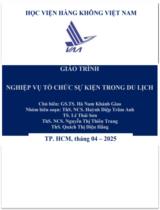 Giáo trình nghiệp vụ tổ chức sự kiện trong du lịch  : Giáo trình nội bộ 