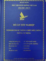 Webserver hệ thống chiết rót, đóng thùng tự động 