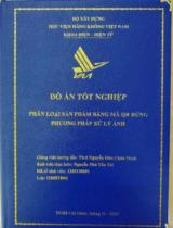 Phân loại sản phẩm bằng mã QR dùng phương pháp xử lý ảnh 